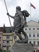 Poseidon statue in Bristol, England.