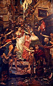 Vitellius Dragged Through the Streets of Rome by the Populace