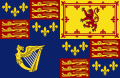 First command Flag of the Lord Admiral of England (1603–1625) under James VI and I when on board a ship.