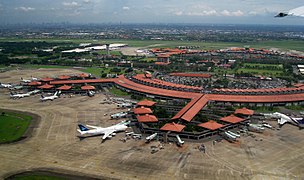 Aerial view of Soekarno–Hatta International Airport