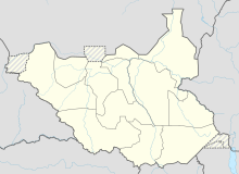 Battle of Bor is located in South Sudan