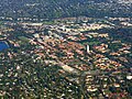 Aerial view of Stanford University