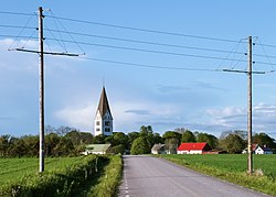 The road from Martebo to Stenkyrka