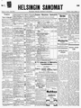 Image 24Front page of the Helsingin Sanomat (Helsinki Times) on July 7, 1904 (from Newspaper)