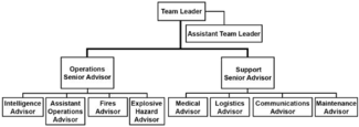 Security force assistance brigade advising team structure[11]