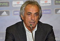 Vahid Halilhodžić during a press conference in 2014