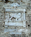 Relief of the winged Venetian lion on the north wall