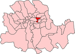 Whitechapel District within the Metropolis