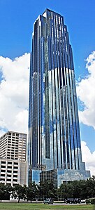 The Williams Tower in Houston, Texas, by Philip Johnson (1981–1983)