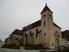 The church in Saint-Rémy-en-Comté