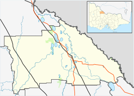 Macorna is located in Shire of Gannawarra