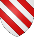 Arms of the Thouéry family, an old bourgeois family from Moyrazès.
