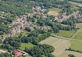 An aerial view of Coulevon