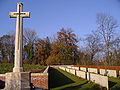 The Devonshire cemetery at Mansell Copse, Mametz, Northern France, location of the famous sign left after the battle: 'The Devonshires held this trench; the Devonshires hold it still' [64]