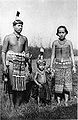 Dayak indigenous family, c 1910