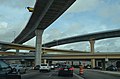 Four-level Dolphin—Palmetto Interchange under construction in early 2015