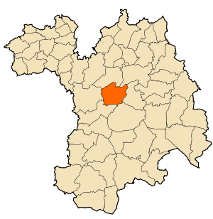 Location of Setif in the Setif Province