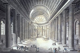 Interior of Eglise Saint-Philippe-du-Roule (1764–1784) by Jean-François-Thérèse Chalgrin