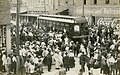 Image 29First Day of Passenger Service, Dallas & Sherman Interurban Railroad 1908 (from History of Texas)