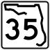 State Road 35 marker