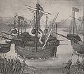 Die kleine Flotte des Admirals Graville reichte nicht, um König Franz’ Nachschub nach Neapel zu sichern (1504).