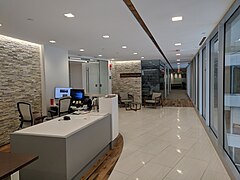 Reception area of the Hudson Institute in Washington, D.C.