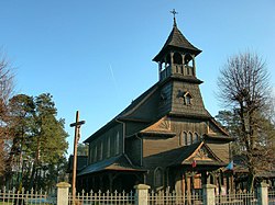 Famous historic wooden Church of St. Joseph