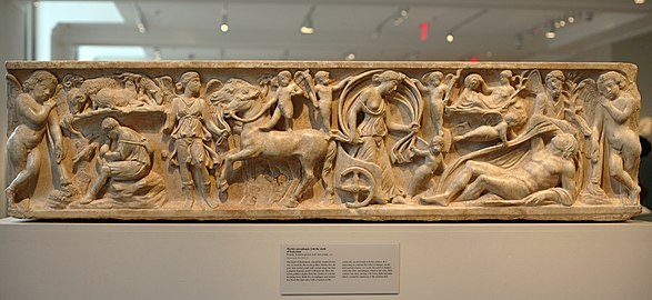 Roman Endymion sarcophagus, mid-2nd century AD. (Metropolitan Museum of Art)[5]