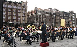 The music band in Mexico City.