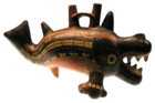 A fish-like double spout and bridge vessel from Cahuachi