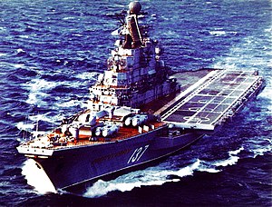 Aircraft carrier Novorossiysk, USSR, 1986