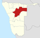 Lage in Namibia