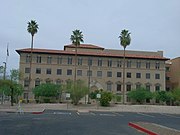 Department of Agriculture Building built in 1930 and located at 1688 West Adams. Listed in the Phoenix Historic Property Register.