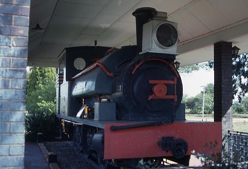 The Nylstroom, plinthed at Nylstroom station, 28 April 1992