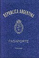 Old Argentine passport