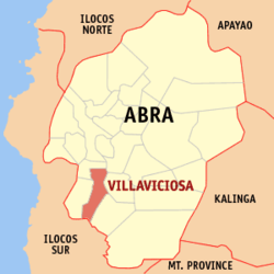 Map of Abra with Villaviciosa highlighted