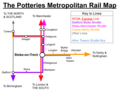 Image 36A diagram of local rail services in Stoke-on-Trent. (from Stoke-on-Trent)