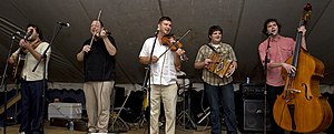 Red Stick Ramblers performing April 20, 2008, during the Dewey Balfa Cajun and Creole Heritage Week at Chicot State Park.