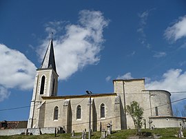 The church in Saint-Capraise-d'Eymet