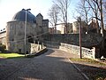 Erhaltene Vorburg von Schloss Hartenstein, Sachsen