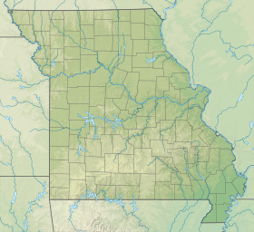 Map showing the location of Big Sugar Creek State Park
