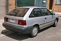 1991–1994 Hyundai Excel (X2) Sprint 3-door hatchback (Australia)