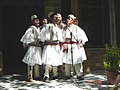 Folkloregruppe aus Skrapar in Fustanella