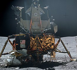 Photograph of the Apollo 16 Lunar Module on the Moon