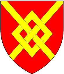 Arms of Audley Family, who held the Redcastle