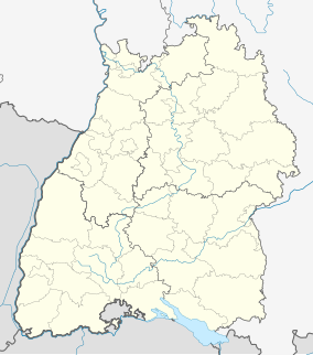 Map showing the location of Mettnau