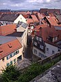 Bamberg rooftops from the Rose Garden