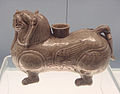 Celadon lion-shaped bixie, Western Jin, 265–317 CE.