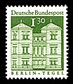 Briefmarke der Deutschen Bundespost (1969) aus der Serie Deutsche Bauwerke aus zwölf Jahrhunderten