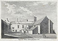 The backyard of Dunraven House, Wales, 1776